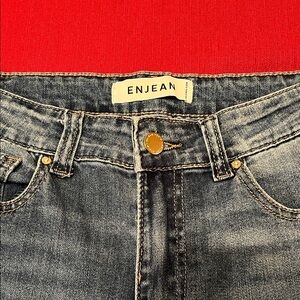 Enjean Women's blue Flare Jeans